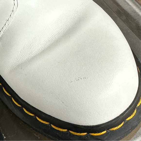 Dr. Martens 1460 Smooth White Boots - Picture 10 of 16